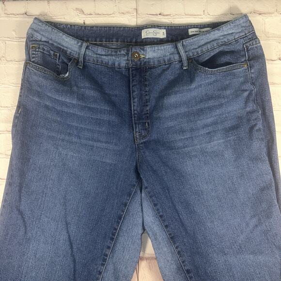 Jessica Simpson Women’s 18W Plus Size Bootcut Blue Jeans Denim - Picture 2 of 9